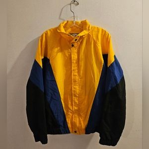 Vintage 1980's Pace Setter Retro Colored Windbreaker | Size Medium